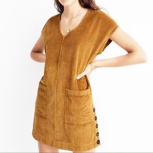 Madewell corduroy shift dress